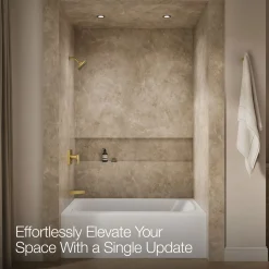 Rite-Temp® bath and shower trim kit with push-button diverter, without showerhead^Kohler New