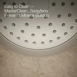 Rite-Temp® bath and shower trim kit with push-button diverter and cross handle, 2.5 gpm^Kohler Best