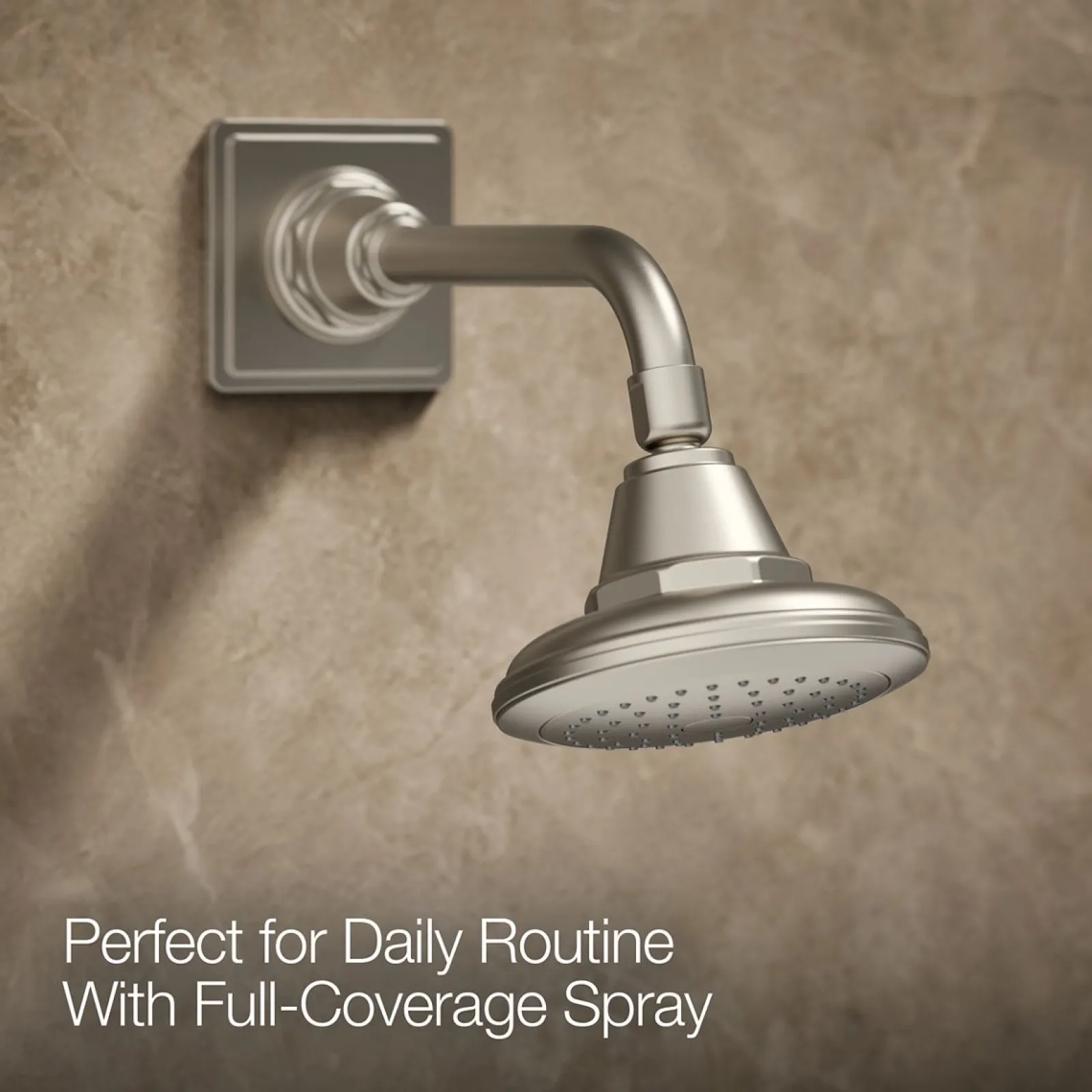 Rite-Temp® bath and shower trim kit with push-button diverter and cross handle, 2.5 gpm^Kohler Best