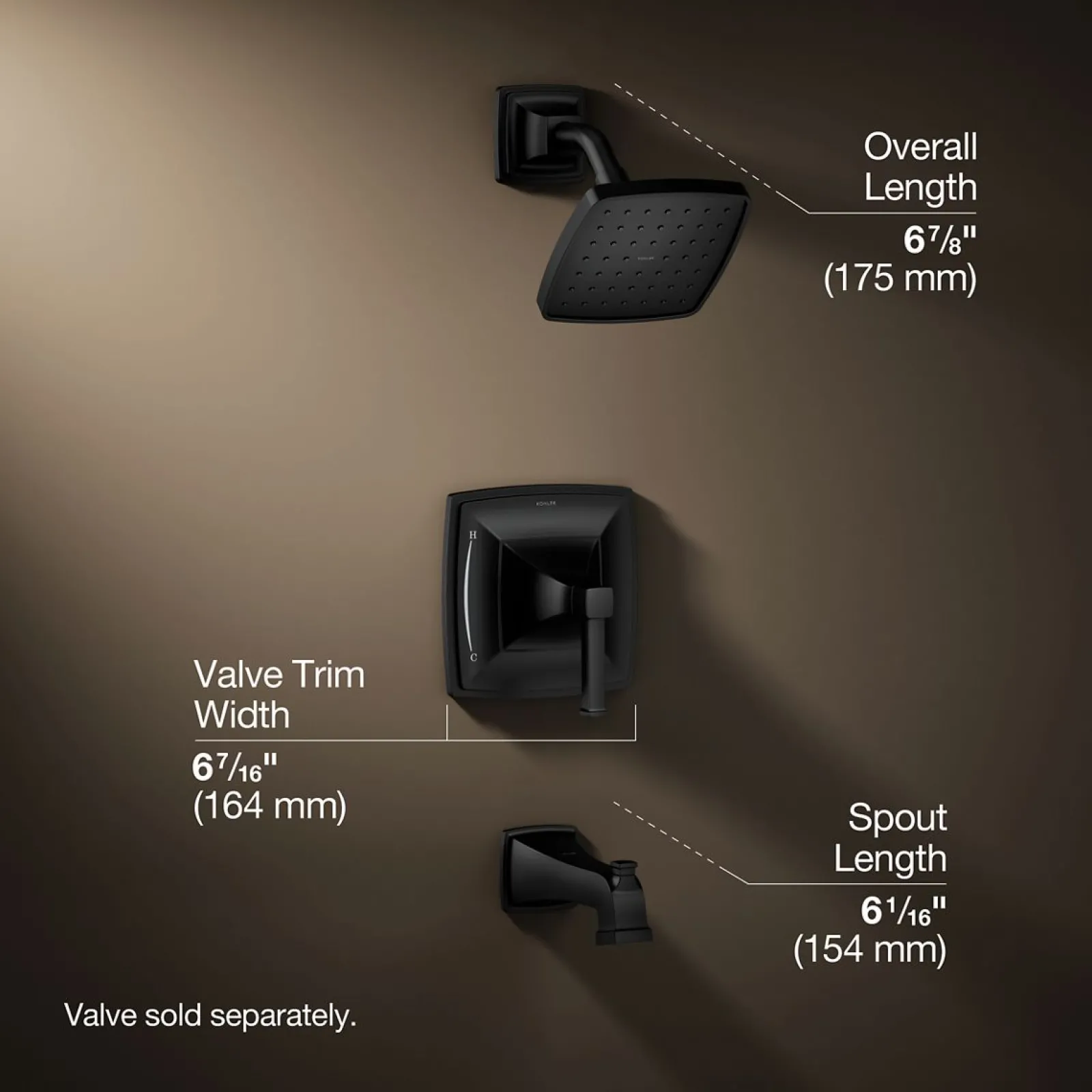 Rite-Temp® bath and shower trim kit, 1.75 gpm^Kohler New