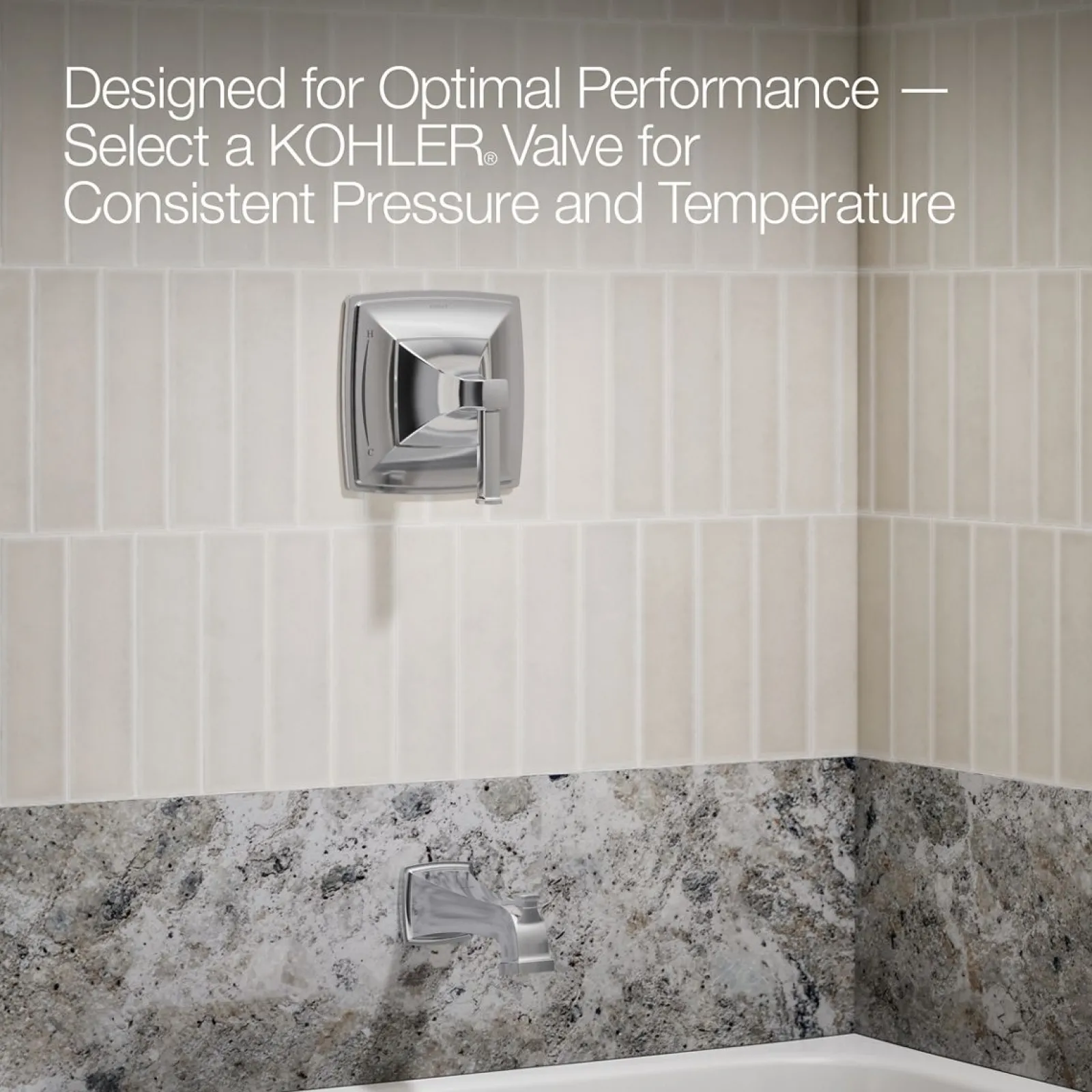 Rite-Temp® bath and shower trim kit, 1.75 gpm^Kohler New