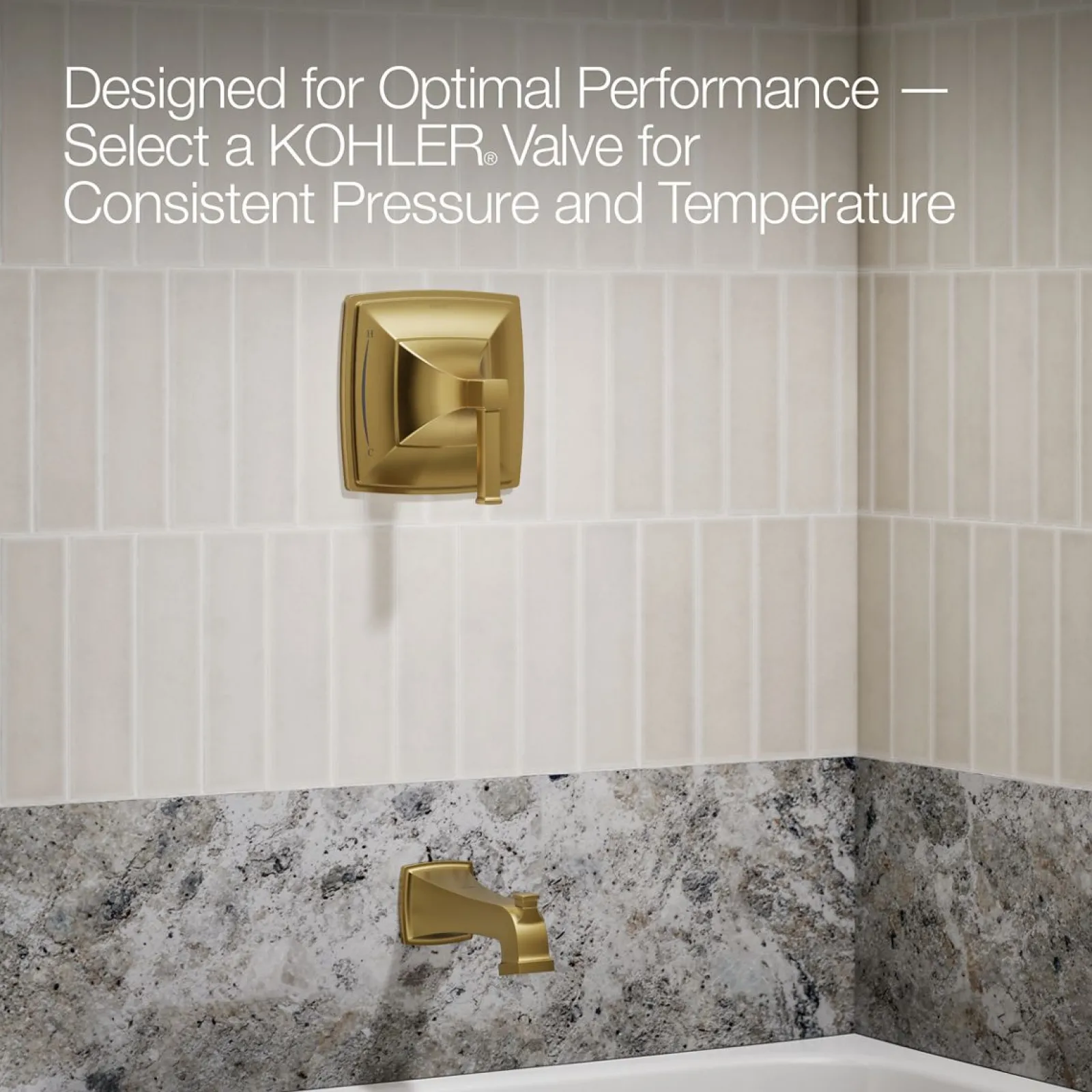 Rite-Temp® bath and shower trim kit, 1.75 gpm^Kohler New