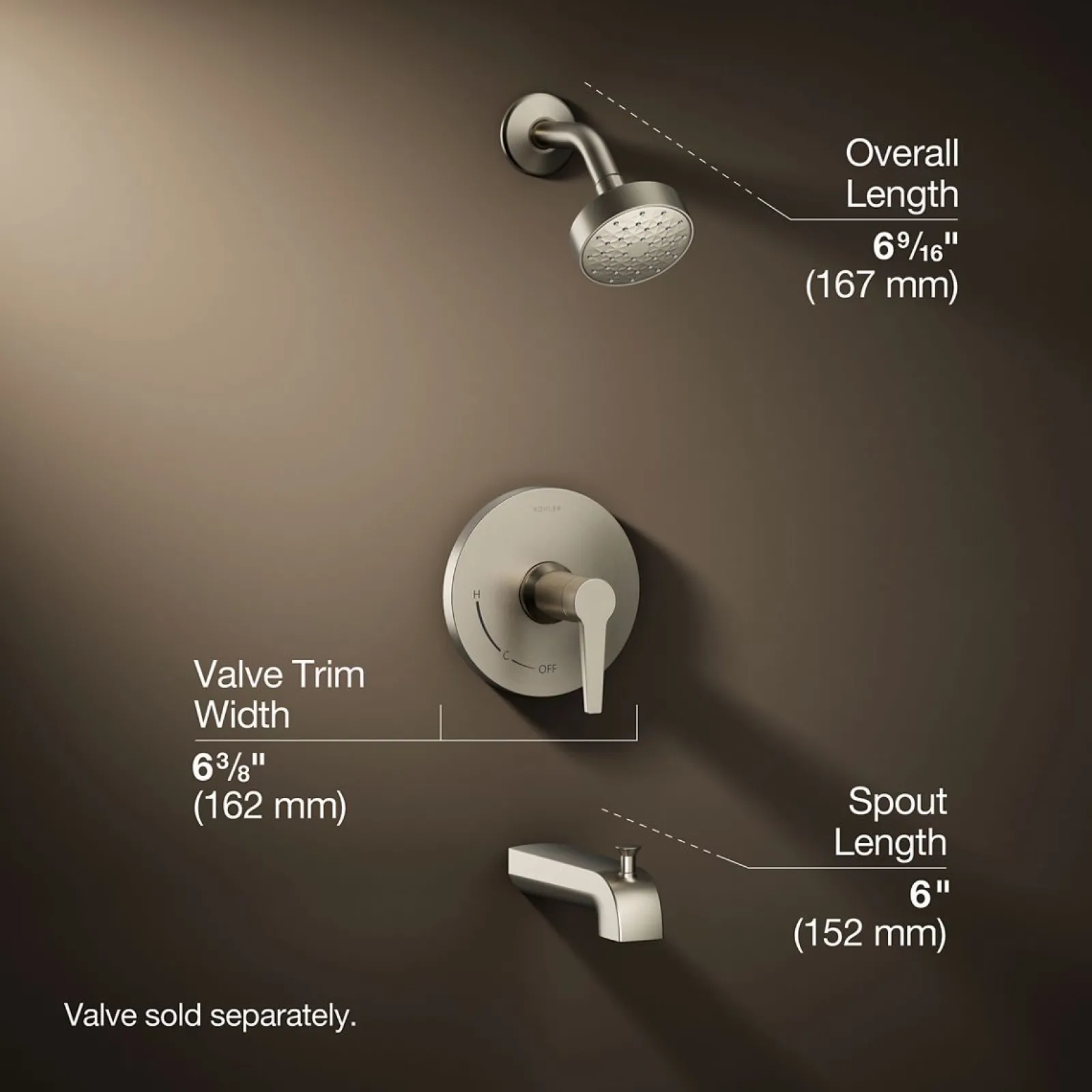 Rite-Temp® bath and shower trim kit, 2.5 gpm^Kohler Outlet