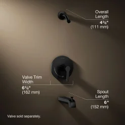 Rite-Temp® bath and shower trim kit, without showerhead^Kohler Outlet