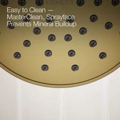 Rite-Temp® bath and shower trim kit with push-button diverter, 1.5 gpm^Kohler Hot