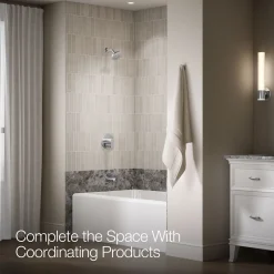 Rite-Temp® bath and shower trim kit with push-button diverter, 1.5 gpm^Kohler Hot