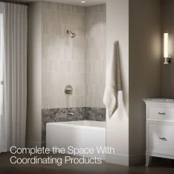 Rite-Temp® bath and shower trim kit with push-button diverter and lever handle, 2.5 gpm^Kohler Best