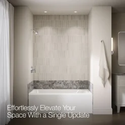 Rite-Temp® bath and shower trim kit with push-button diverter and lever handle, 2.5 gpm^Kohler Best