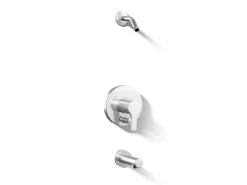 Rite-Temp® bath and shower trim kit with push-button diverter, without showerhead^Kohler