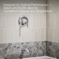 Rite-Temp® bath and shower trim kit, without showerhead^Kohler Hot