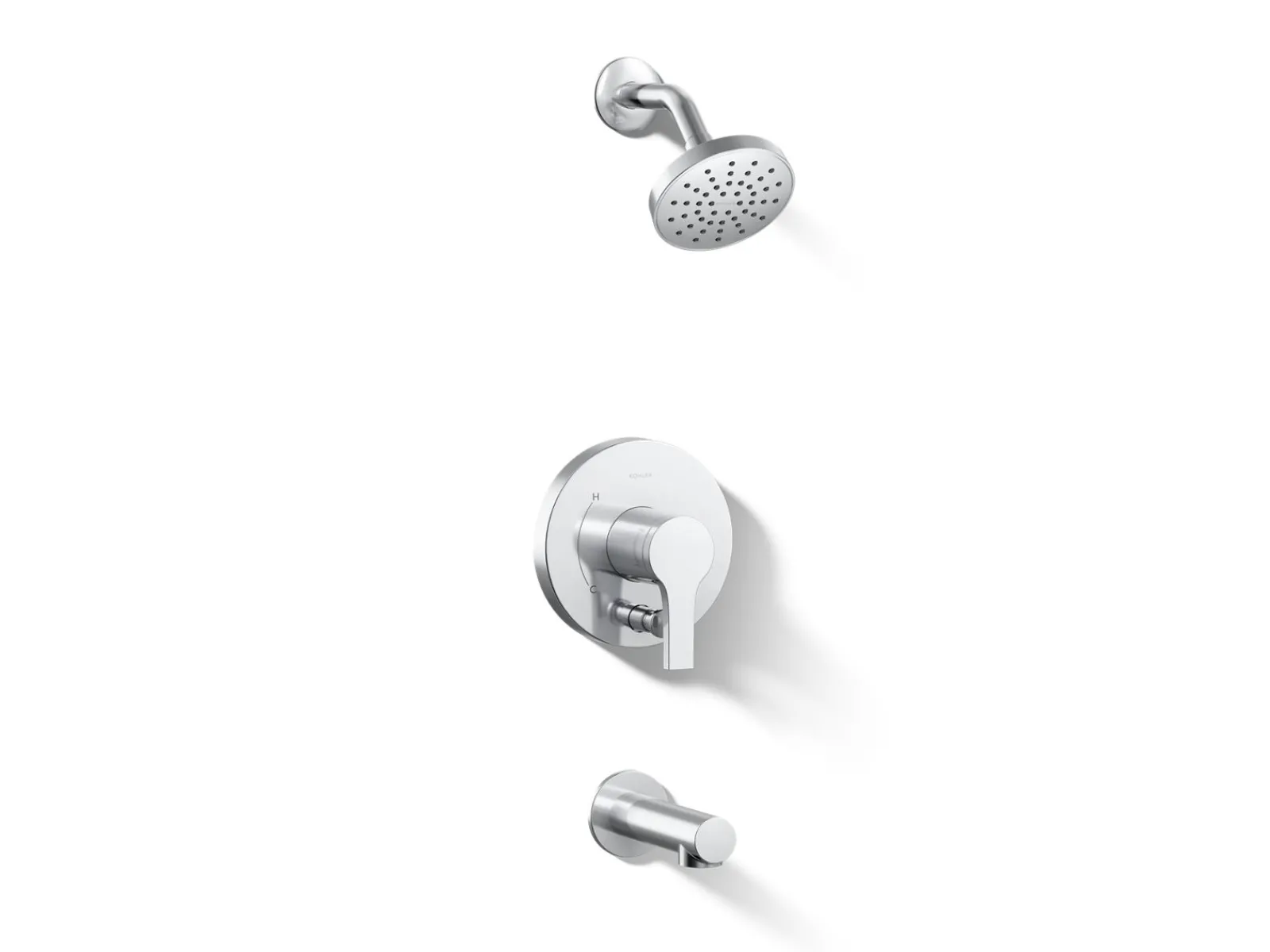 Rite-Temp® bath and shower trim kit with push-button diverter, 1.75 gpm^Kohler Online