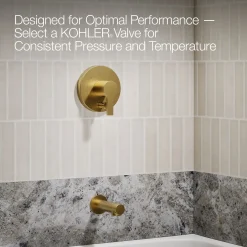 Rite-Temp® bath and shower trim kit with push-button diverter, 1.75 gpm^Kohler Online