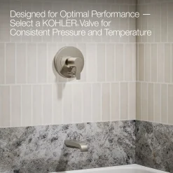 Rite-Temp® bath and shower trim kit with push-button diverter, 1.75 gpm^Kohler Discount