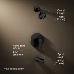 Rite-Temp® bath and shower trim kit with push-button diverter, 1.75 gpm^Kohler Discount