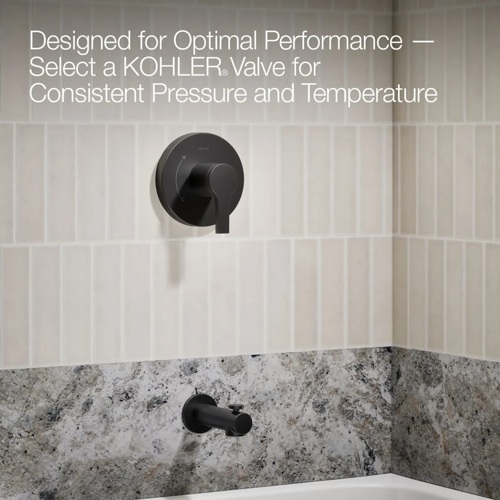 Rite-Temp® bath and shower trim kit, 1.75 gpm^Kohler New