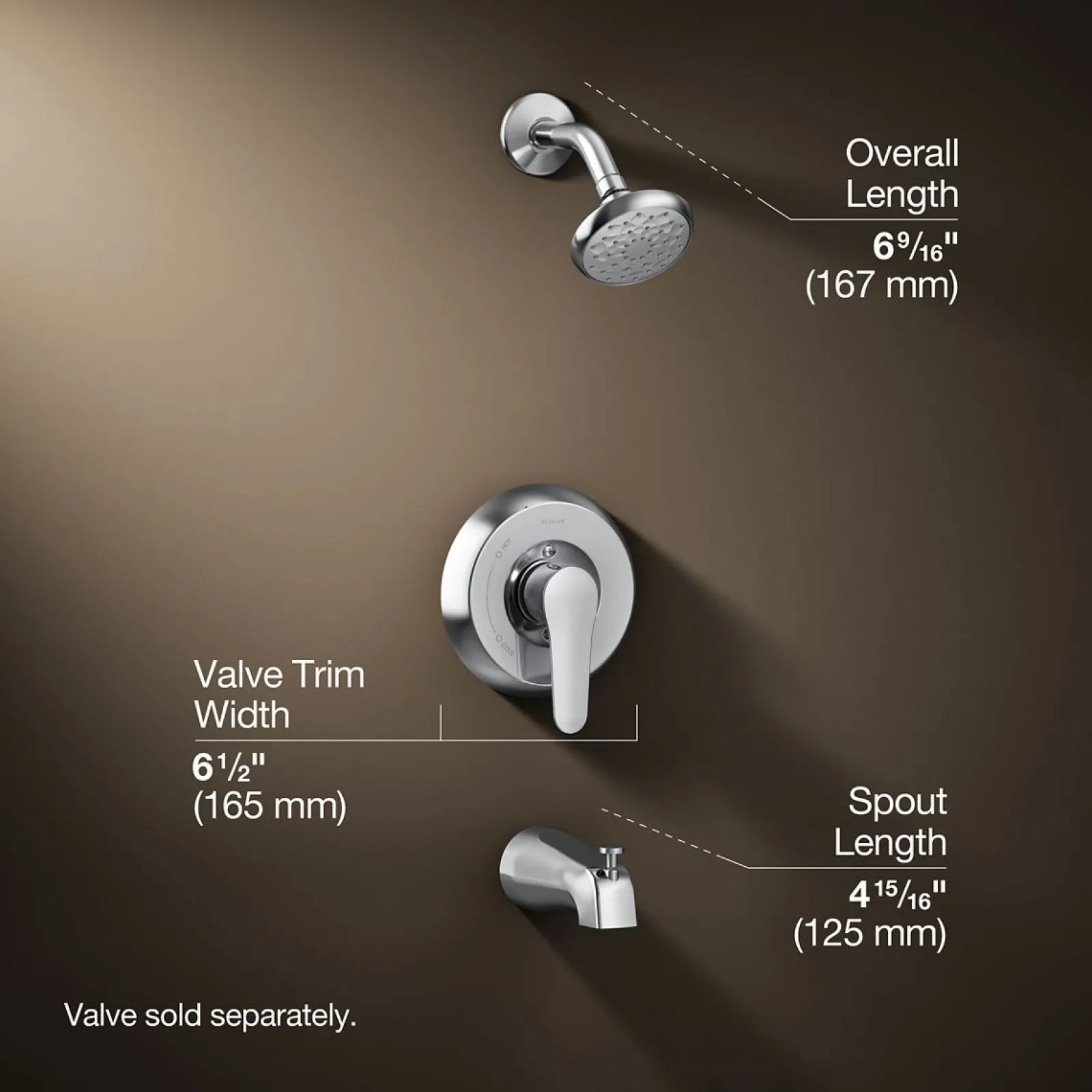Rite-Temp® bath and shower trim kit, 1.75 gpm^Kohler Clearance