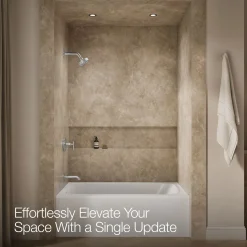 Rite-Temp® bath and shower trim kit with push-button diverter and lever handle, 1.75 gpm^Kohler Best