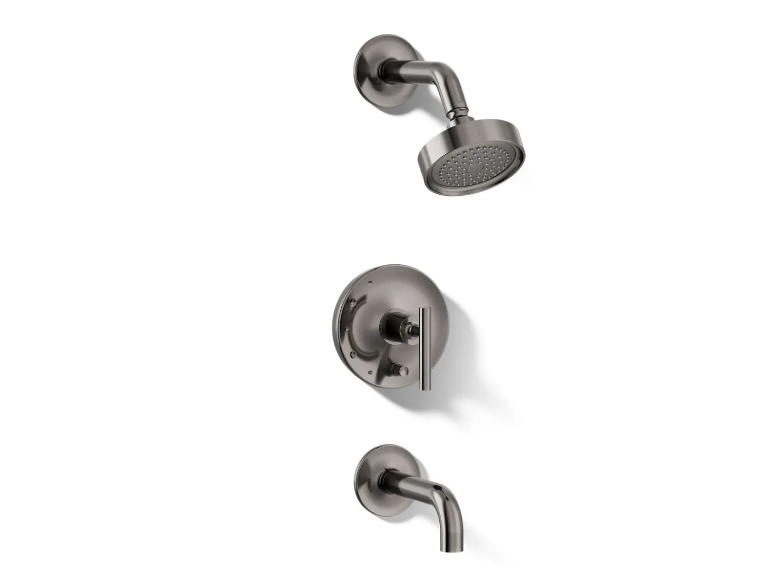 Rite-Temp® bath and shower trim kit with push-button diverter and lever handle, 2.5 gpm^Kohler Best