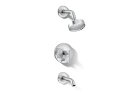 Rite-Temp® bath and shower trim kit with push-button diverter and lever handle, 2.5 gpm^Kohler Best