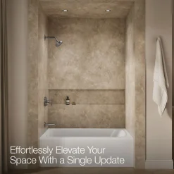 Rite-Temp® bath and shower trim kit with push-button diverter and lever handle, 2.5 gpm^Kohler Best