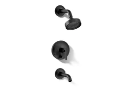 Rite-Temp® bath and shower trim kit with push-button diverter and lever handle, 2.5 gpm^Kohler Best