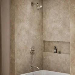 Rite-Temp® bath and shower trim kit with push-button diverter and lever handle, 2.5 gpm^Kohler Best