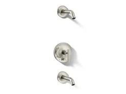 Rite-Temp® bath and shower trim kit with push-button diverter and lever handle, without showerhead^Kohler Online