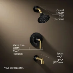 Rite-Temp® bath and shower trim kit, 1.75 gpm^Kohler