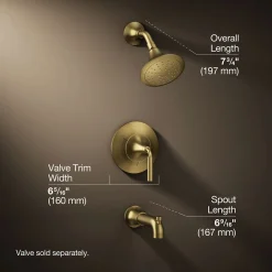 Rite-Temp® bath and shower trim kit, 2.5 gpm^Kohler Best