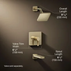 Rite-Temp® bath and shower trim kit, 1.75 gpm^Kohler Hot