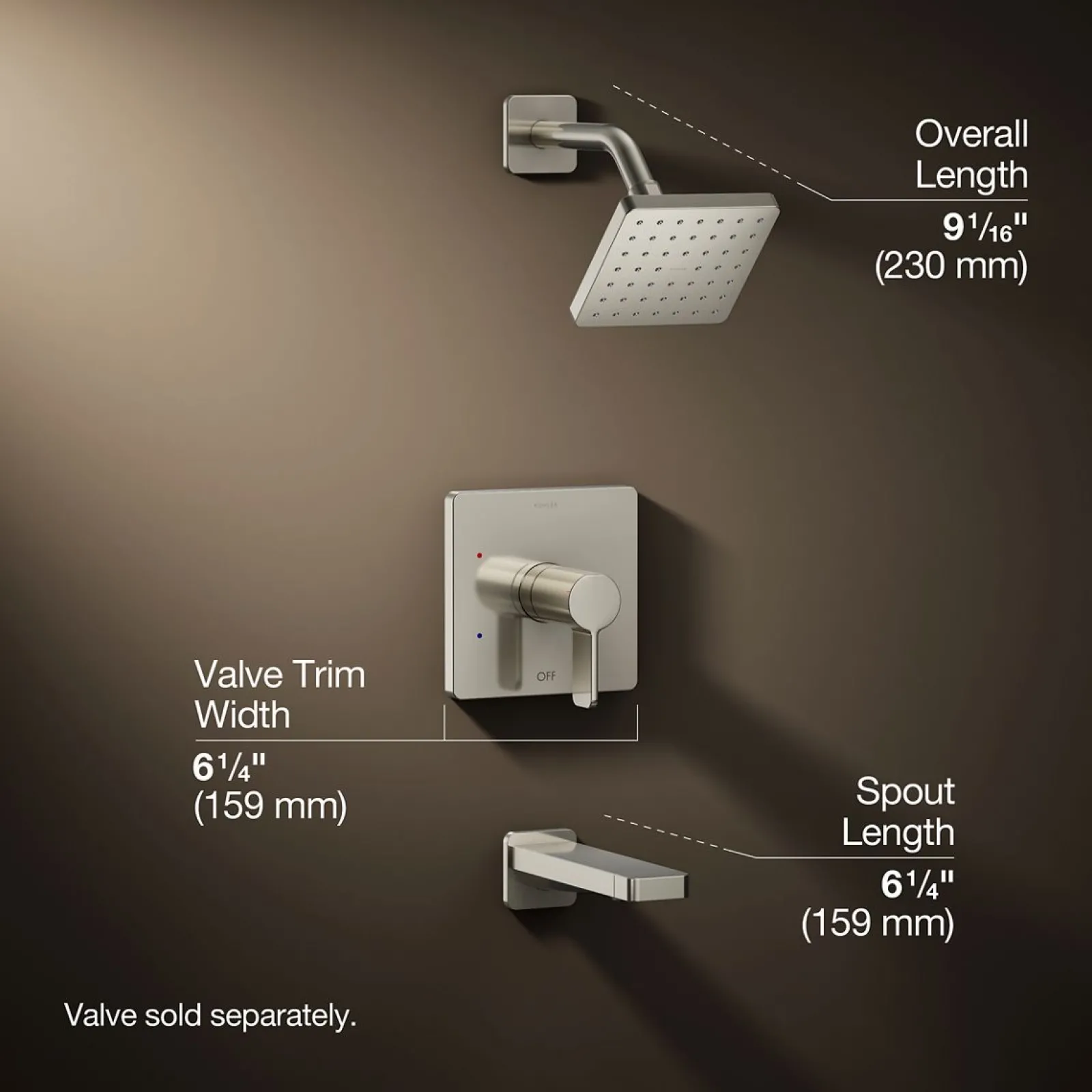 Rite-Temp® bath and shower trim kit, 1.75 gpm^Kohler Hot