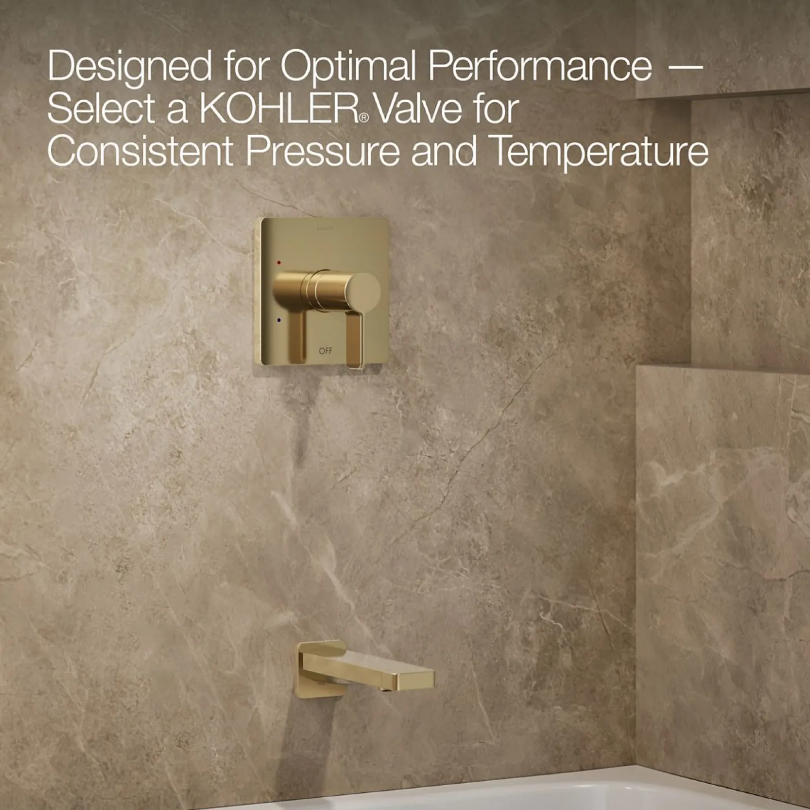 Rite-Temp® bath and shower trim kit, 2.5 gpm^Kohler Online