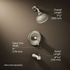 Rite-Temp® bath and shower trim kit, 1.75 gpm, NPT spout^Kohler Clearance
