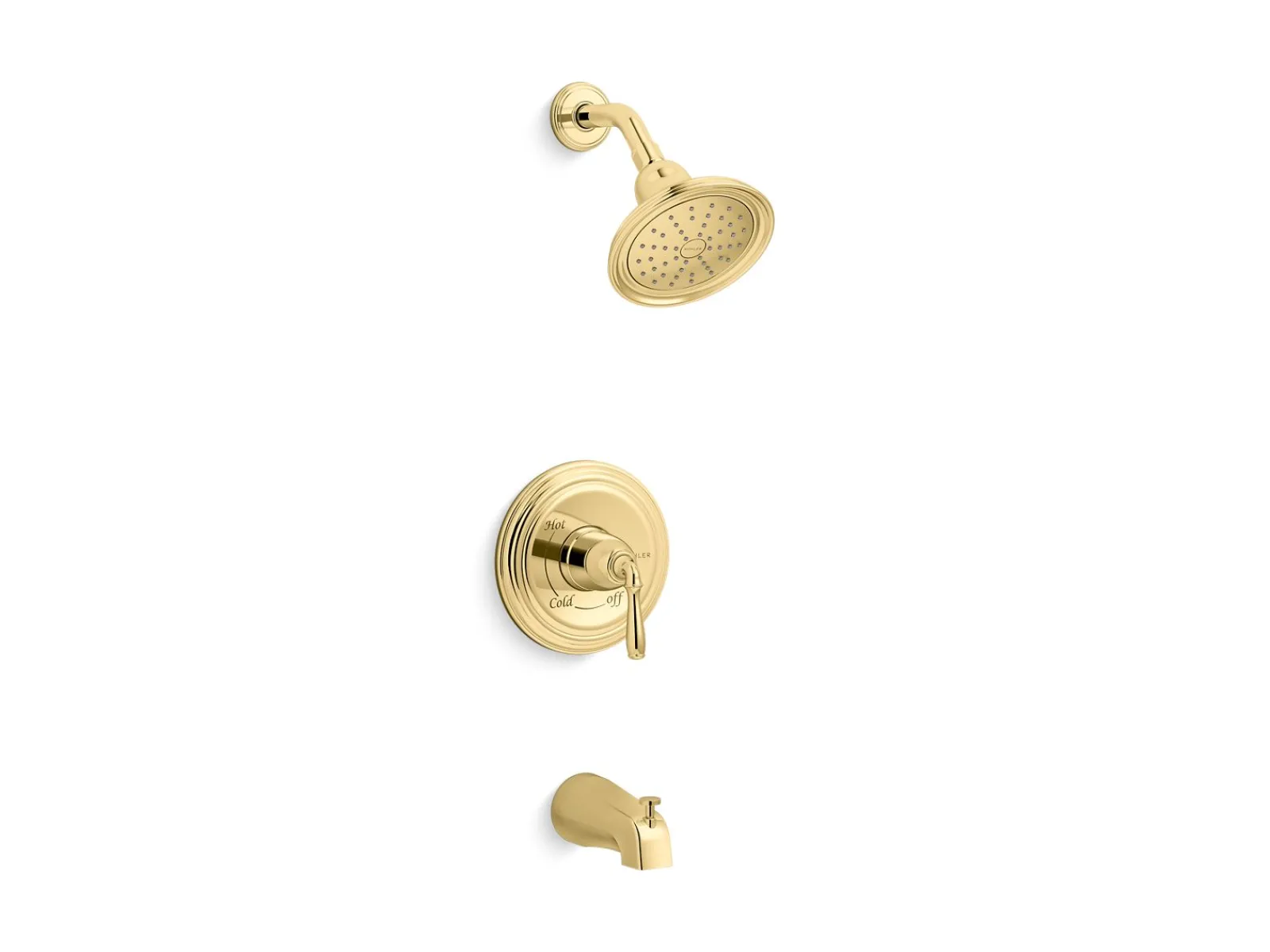 Rite-Temp® bath and shower trim kit, 1.75 gpm, NPT spout^Kohler Clearance
