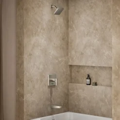 Rite-Temp® bath and shower trim kit with push-button diverter, 1.75 gpm^Kohler Hot