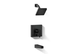 Rite-Temp® bath and shower trim kit with push-button diverter, 1.75 gpm^Kohler Hot