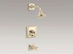 Rite-Temp® bath and shower trim kit with push-button diverter and lever handle, 2.5 gpm^Kohler Outlet