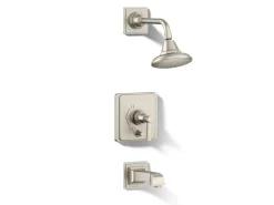 Rite-Temp® bath and shower trim kit with push-button diverter and lever handle, 2.5 gpm^Kohler Outlet
