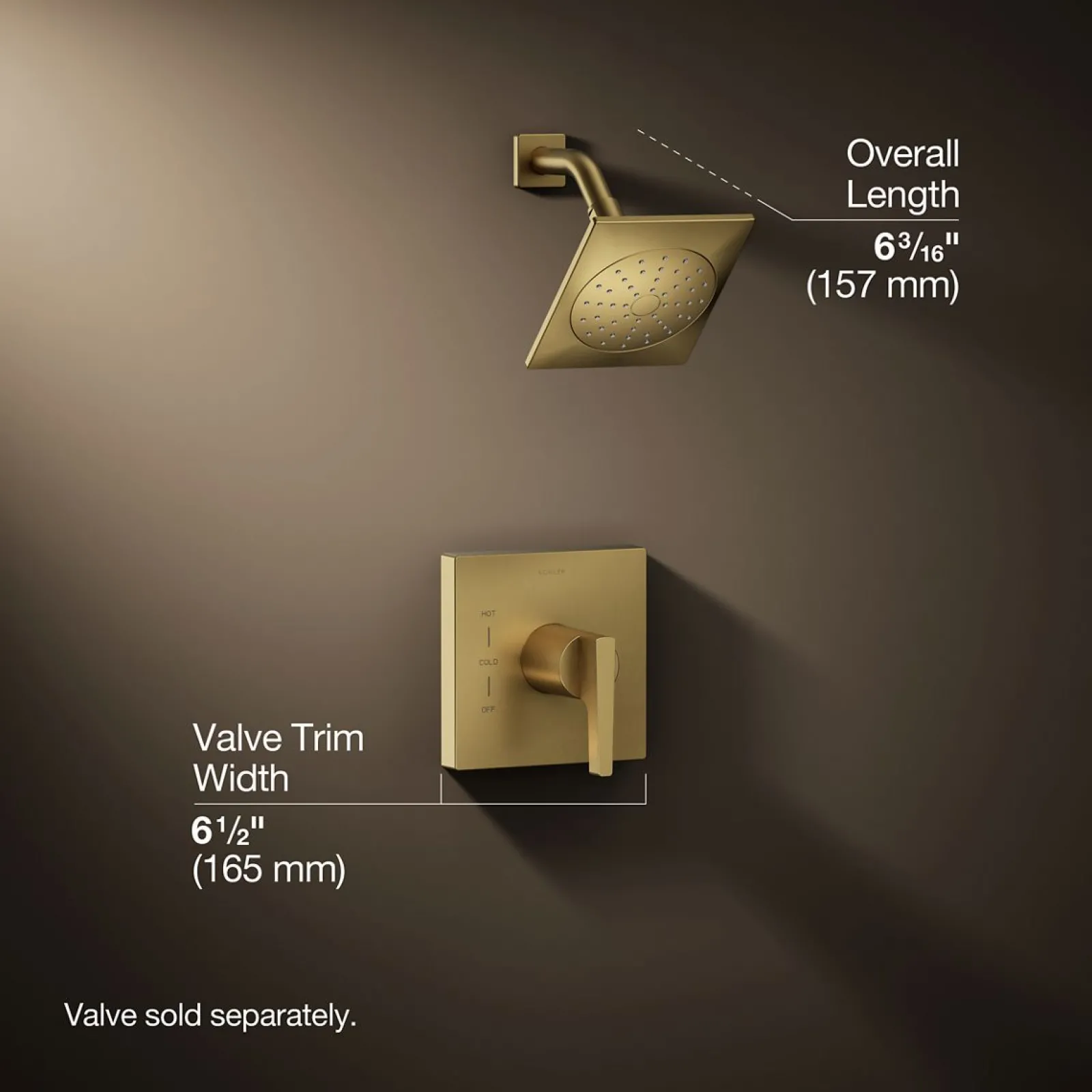 Rite-Temp® shower trim kit, 1.75 gpm^Kohler New