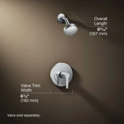 Rite-Temp® shower trim kit, 2.5 gpm^Kohler Hot