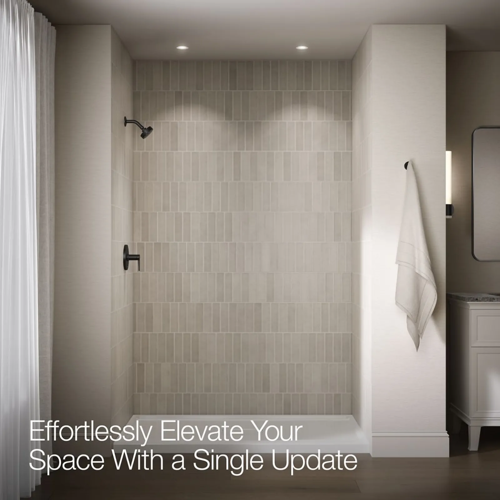 Rite-Temp® shower trim kit, 2.5 gpm^Kohler Hot