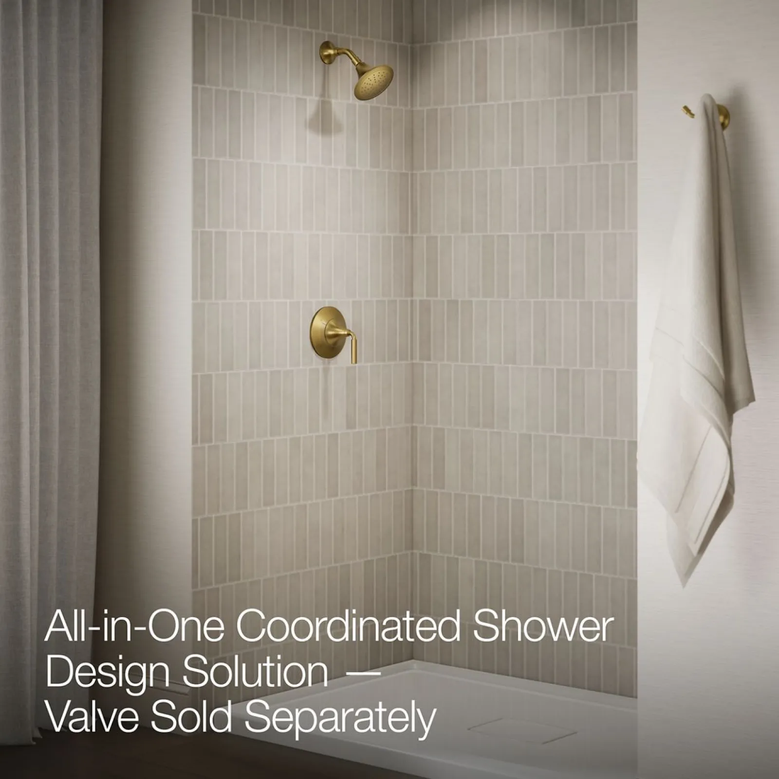 Rite-Temp® shower trim kit, 1.75 gpm^Kohler New