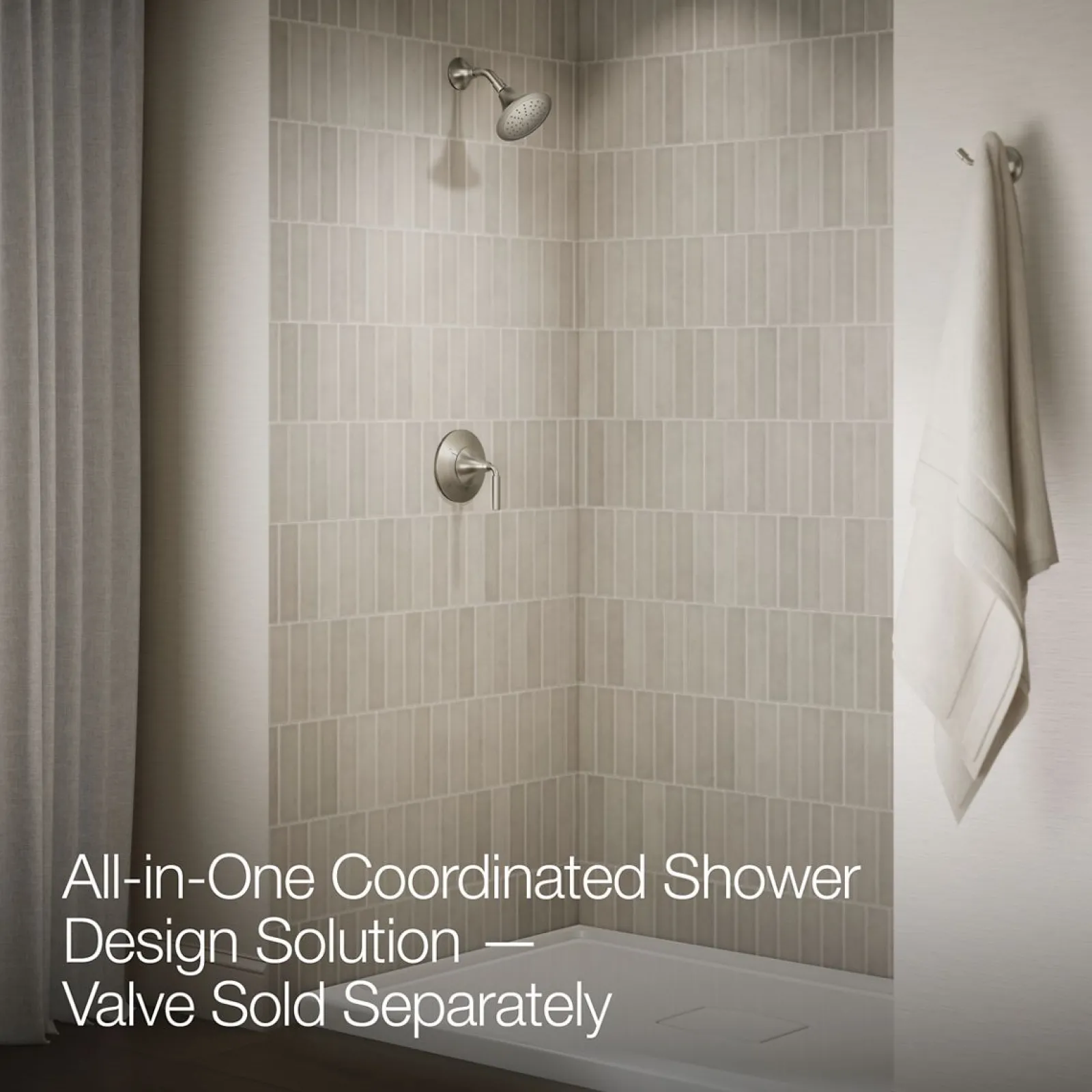 Rite-Temp® shower trim kit, 1.75 gpm^Kohler New