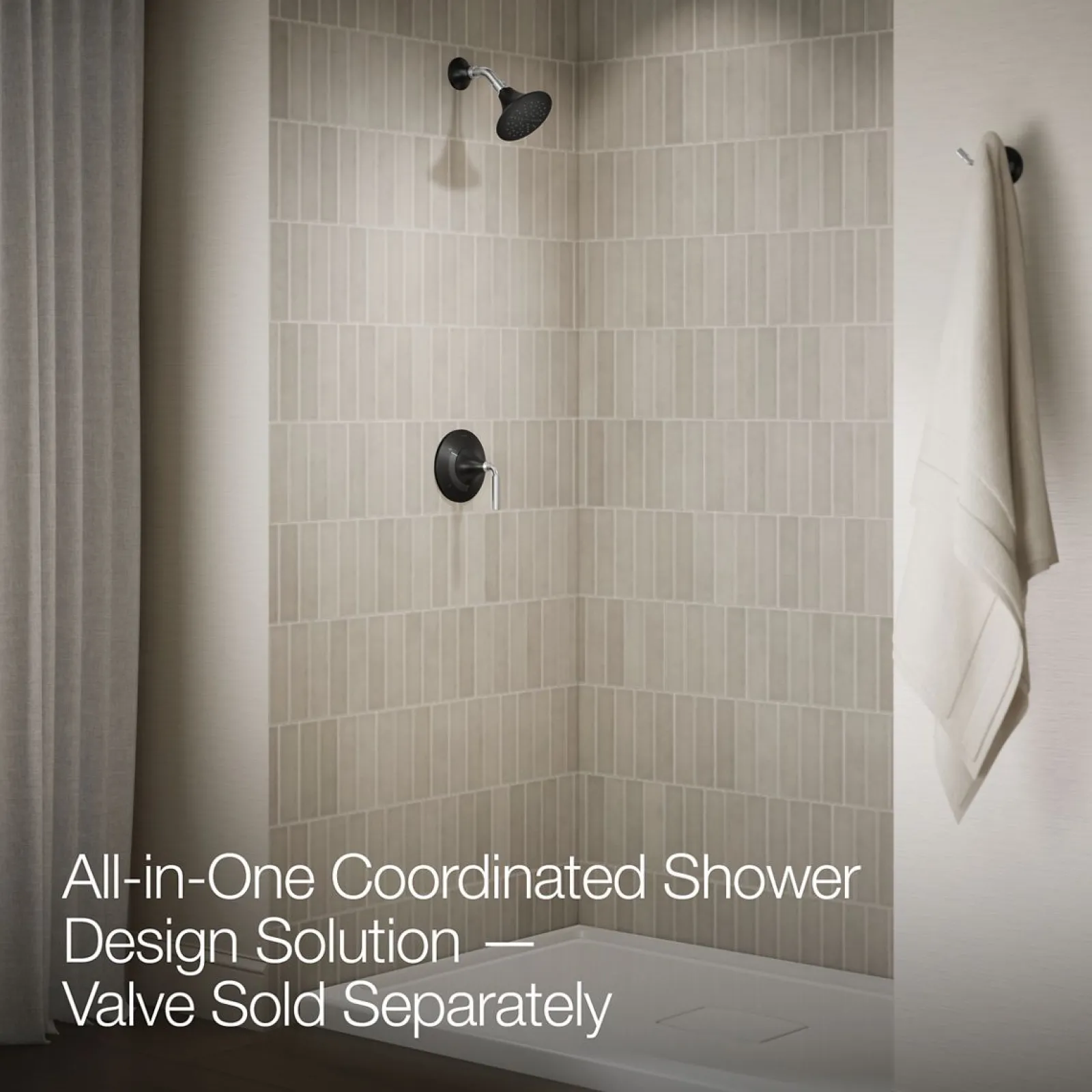Rite-Temp® shower trim kit, 1.75 gpm^Kohler New
