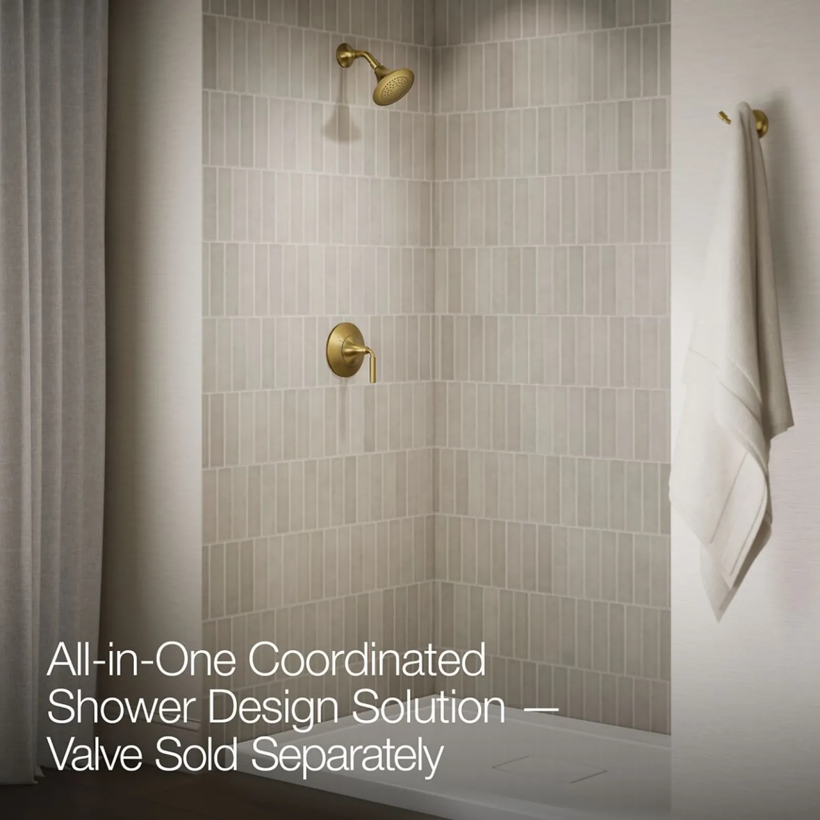 Rite-Temp® shower trim kit, 2.5 gpm^Kohler