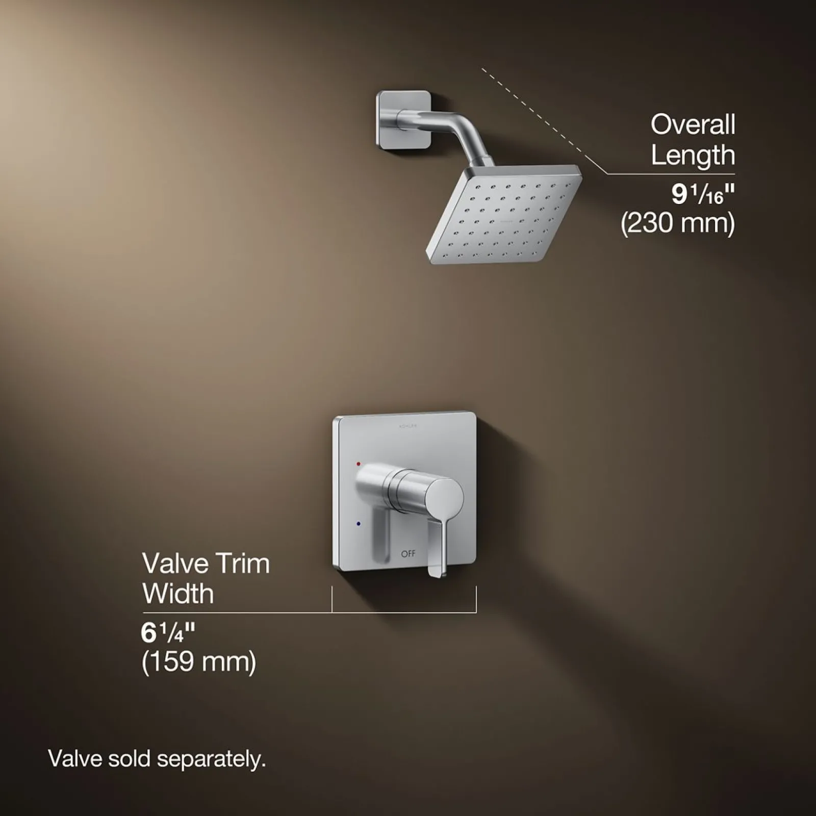 Rite-Temp® shower trim kit, 2.5 gpm^Kohler Hot