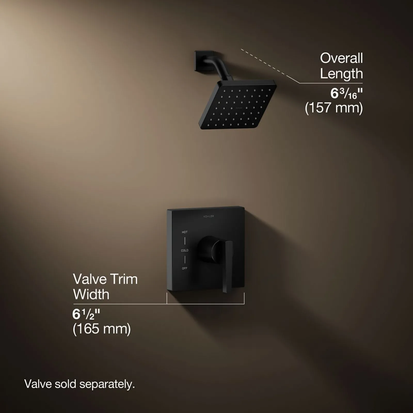 Rite-Temp® shower trim kit, 2.5 gpm^Kohler Best