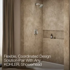 Rite-Temp® shower trim kit with push-button diverter, without showerhead^Kohler Best