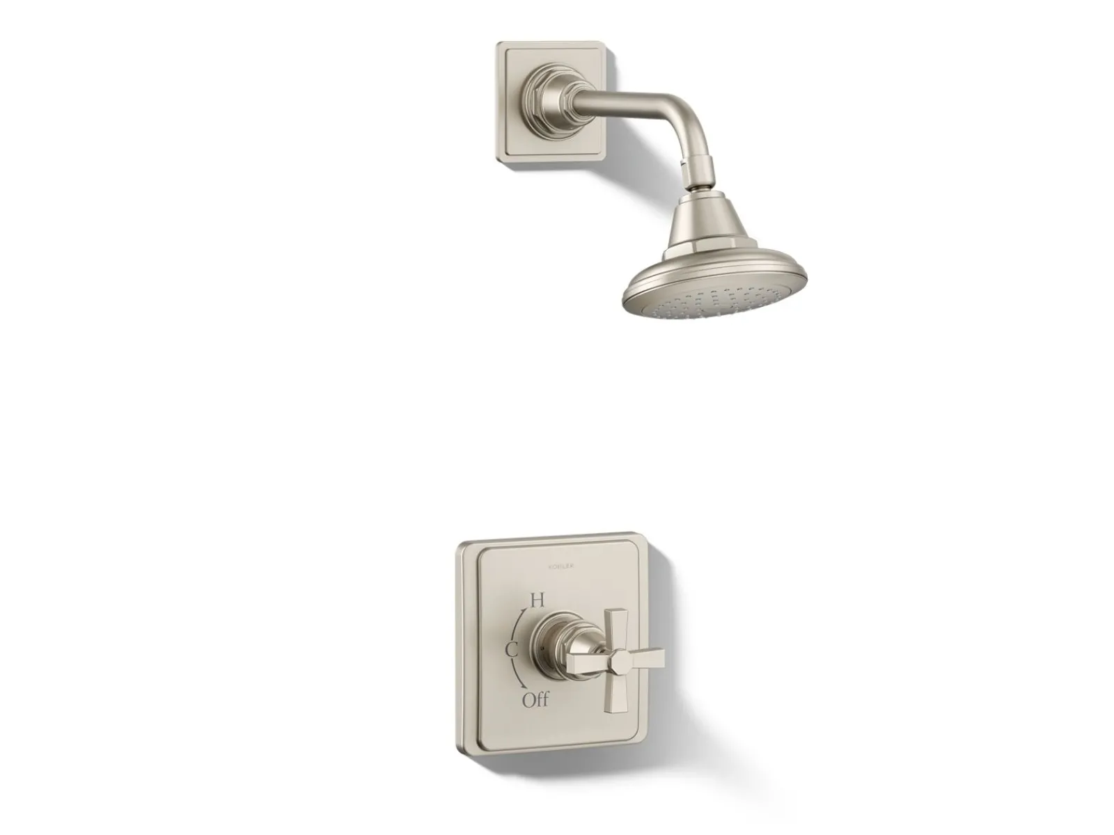 Rite-Temp® shower trim kit with cross handle, 2.5 gpm^Kohler Clearance