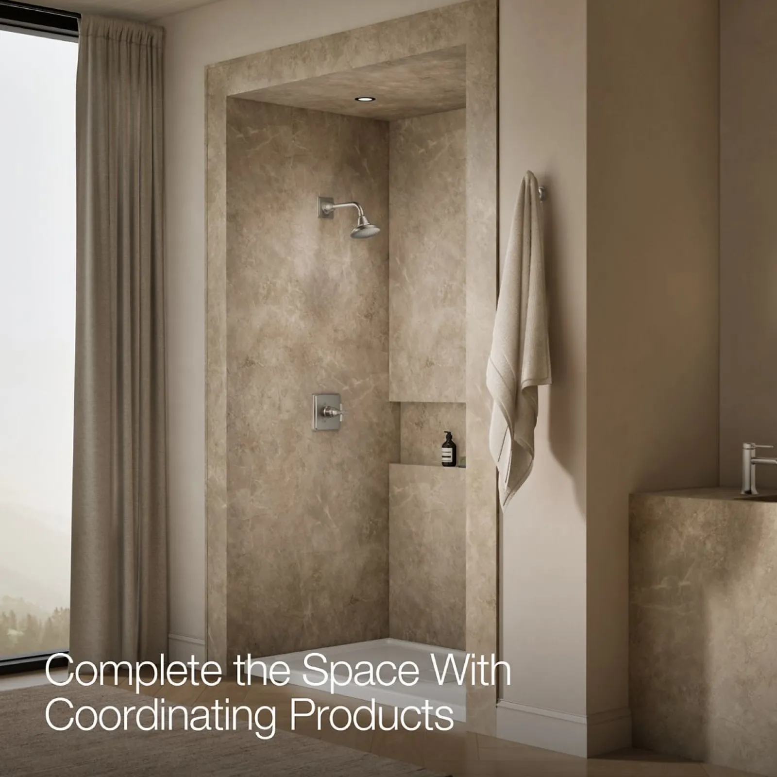 Rite-Temp® shower trim kit with cross handle, 2.5 gpm^Kohler Clearance